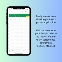 Load image into Gallery viewer, Ultimate Divorce or Custody Tool Kit Spreadsheet

