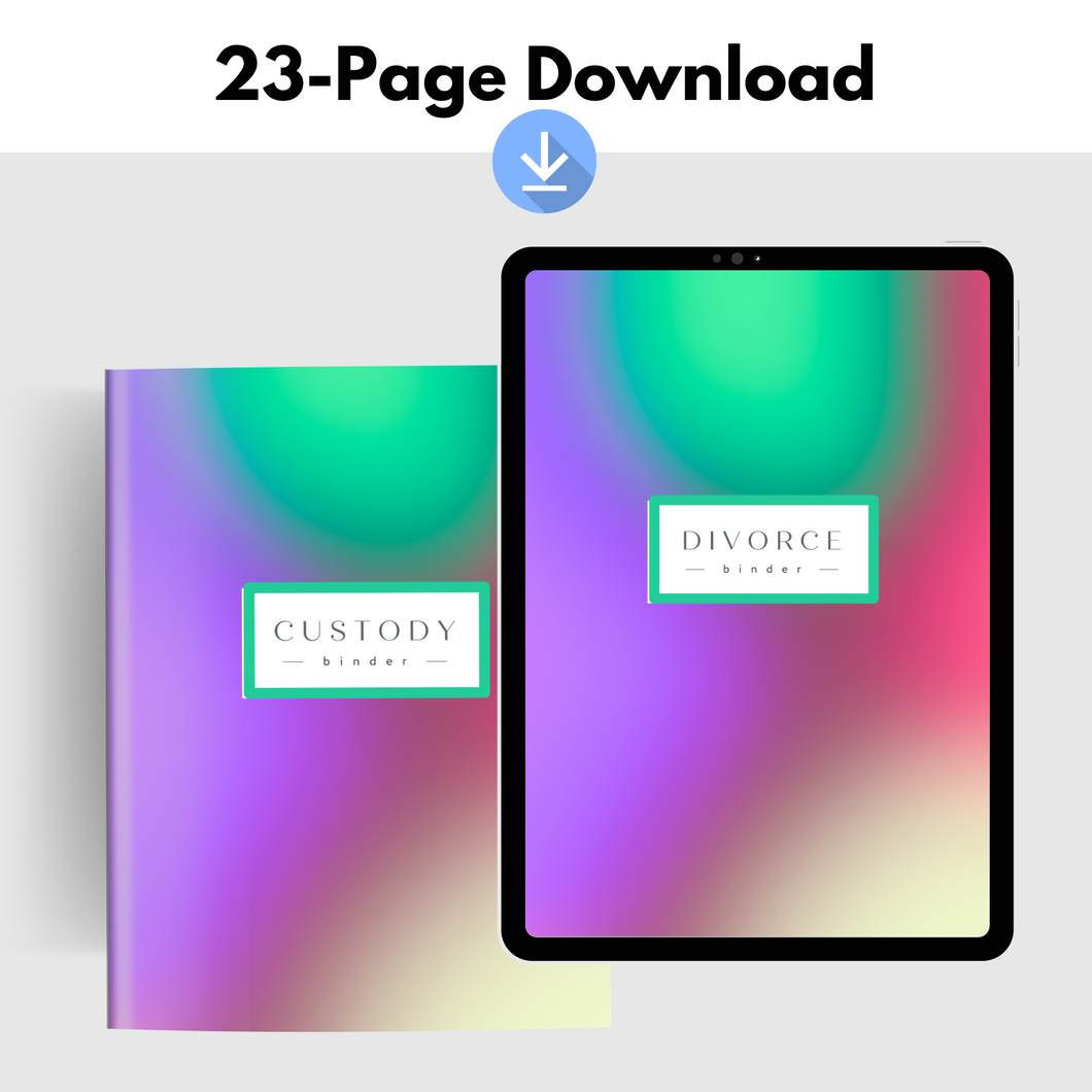 Divorce/Custody Binder *Digital Download*