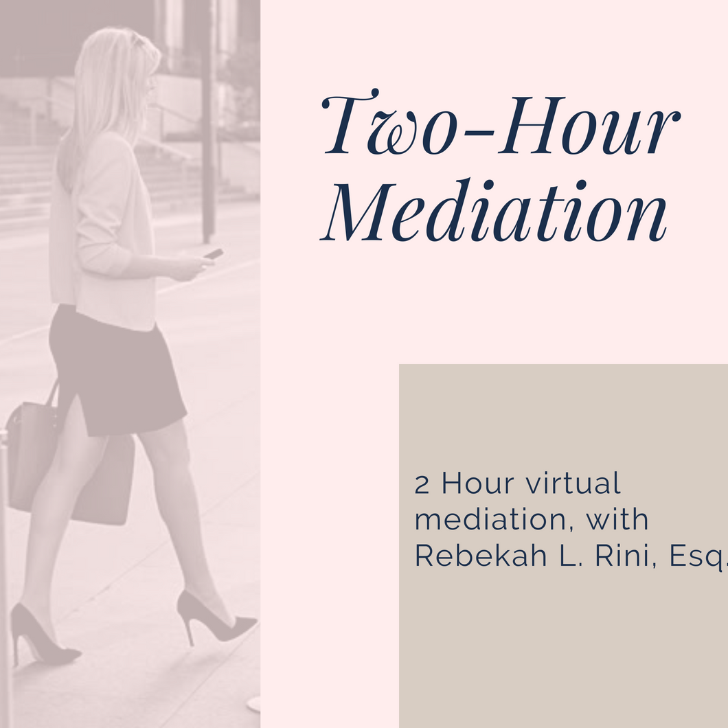 Mediation - 2 Hour Block