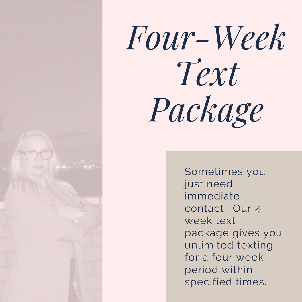 Four-Week Texting Package
